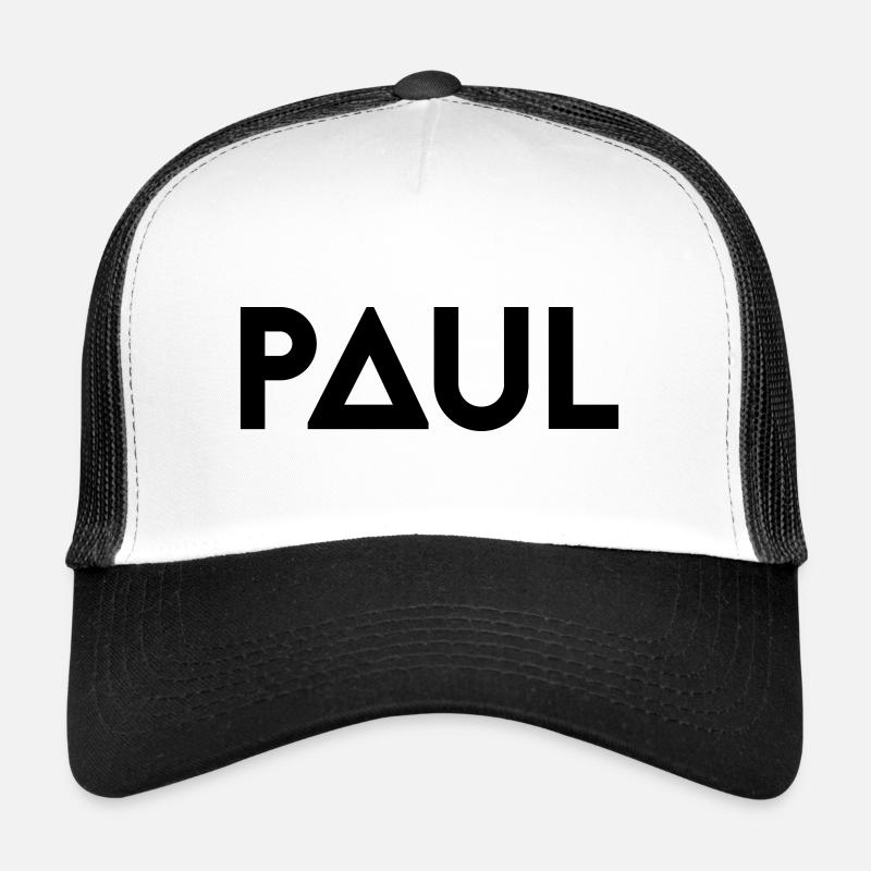 Prénom Paul Casquette trucker 