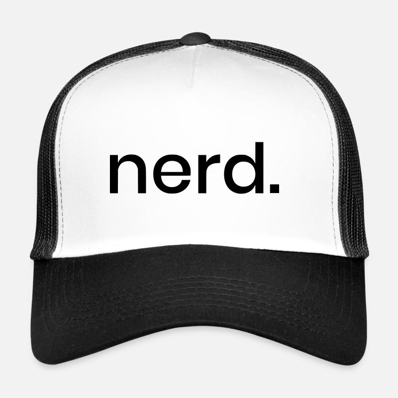 nerd. - Trucker Cap - Weiß/Schwarz
