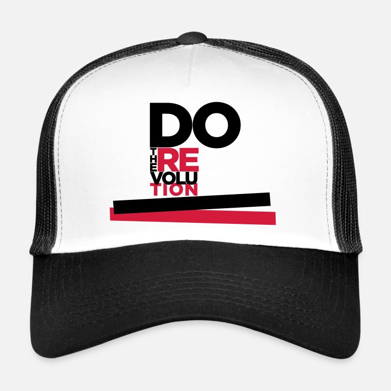 Revolution - Trucker Cap - Weiß/Schwarz