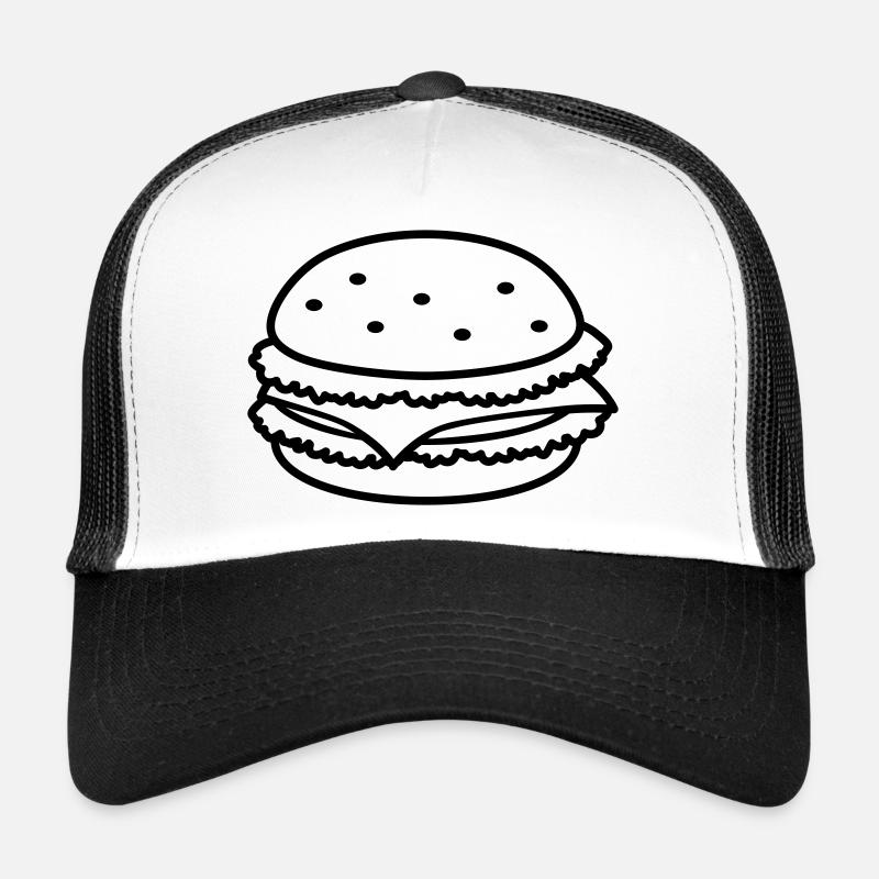 fastfood_hamburger_1c Casquette trucker 