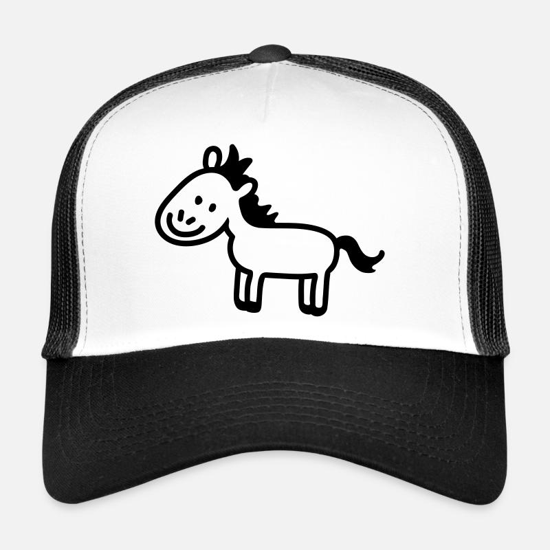 cheval de poney - ligne Casquette trucker 