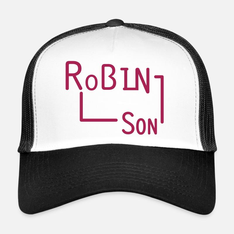 Robinson - Trucker Cap - white/black