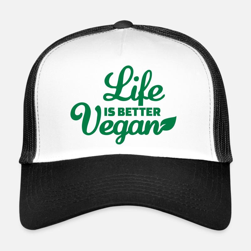Life is better Vegan Casquette trucker 