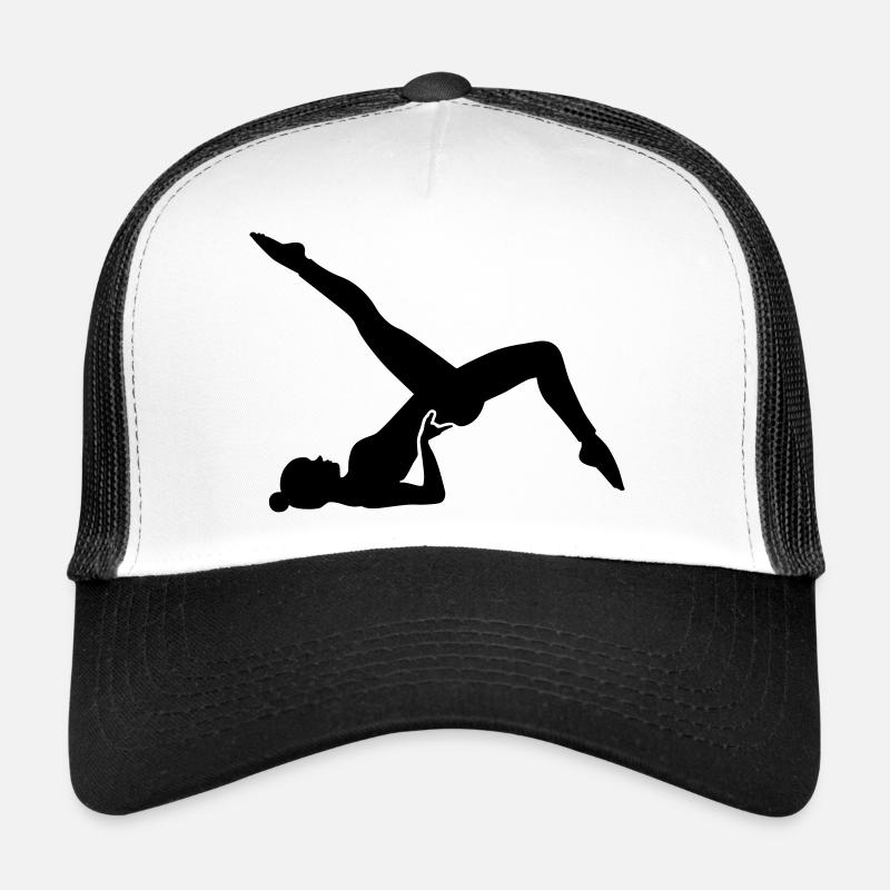 pilates - Casquette trucker  - blanc/noir