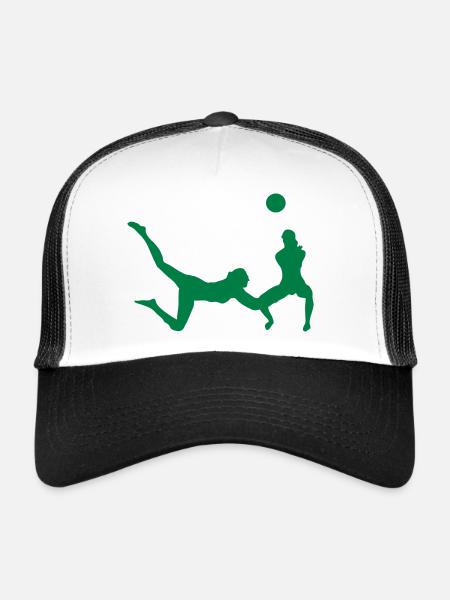 volleyball_1 - Trucker Cap - white/black - Front
