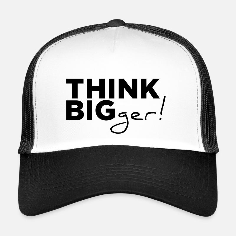 PENSEZ GROS ger! Conception de slogan de motivation Casquette trucker 