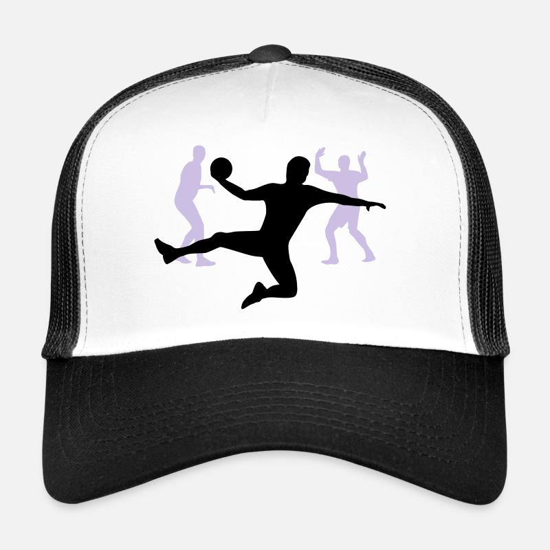 Handball - Casquette trucker  - blanc/noir