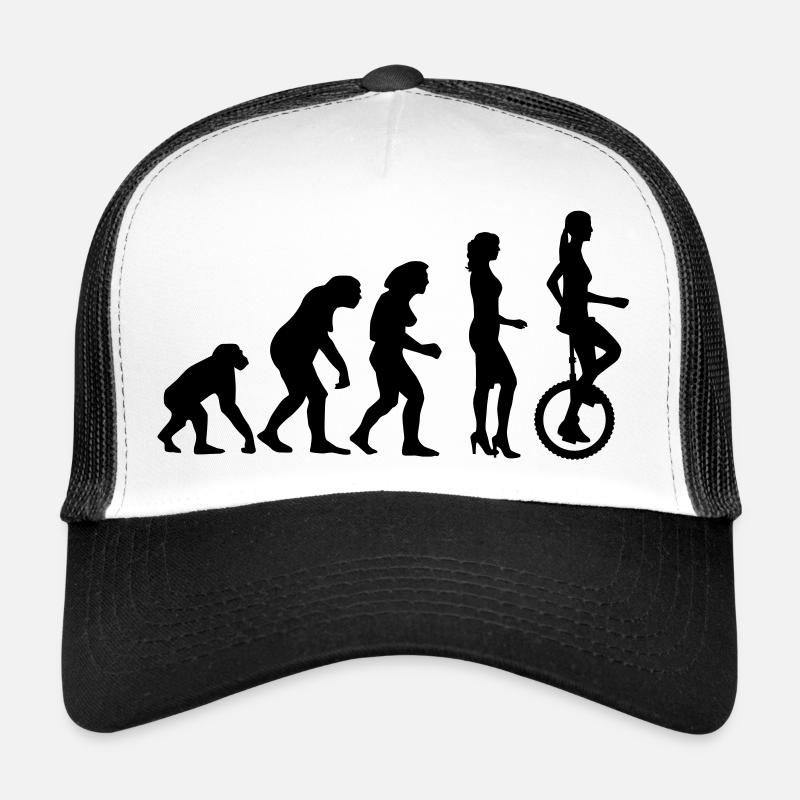 evolution_einradfahrerin_1c Casquette trucker 