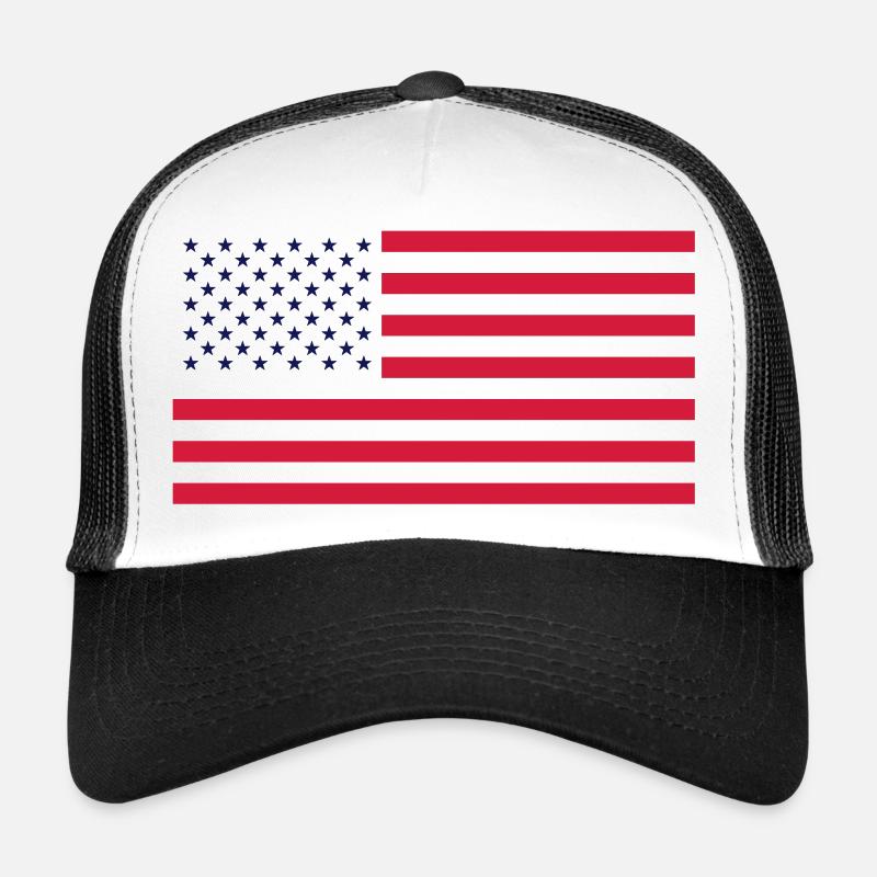 USA Flag - Drapeau des Etats-Unis Casquette trucker 