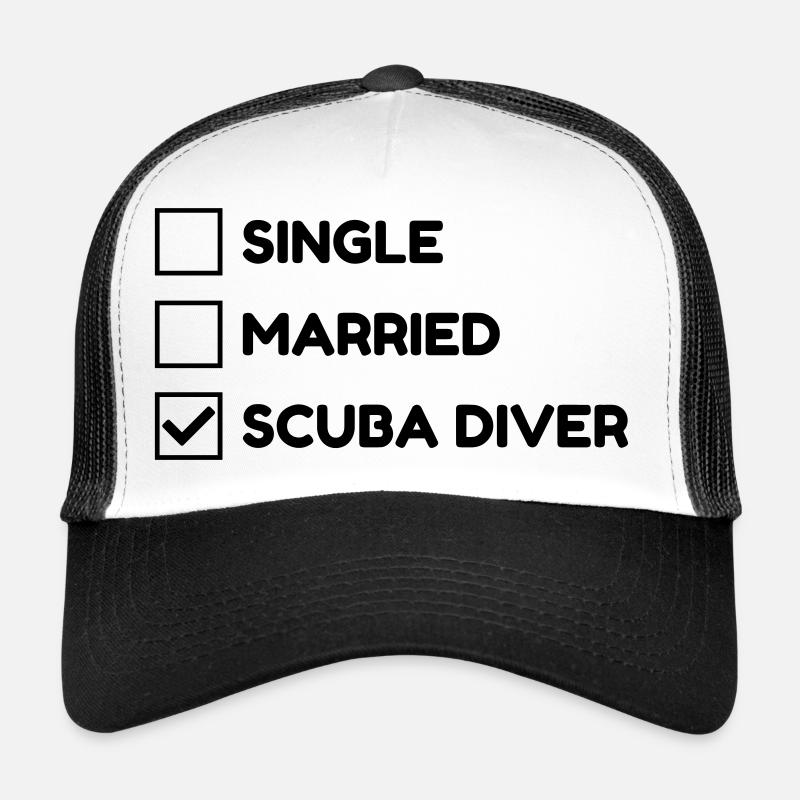 Plongée Sous-Marine / Plongeur / Diver / Natation Casquette trucker 