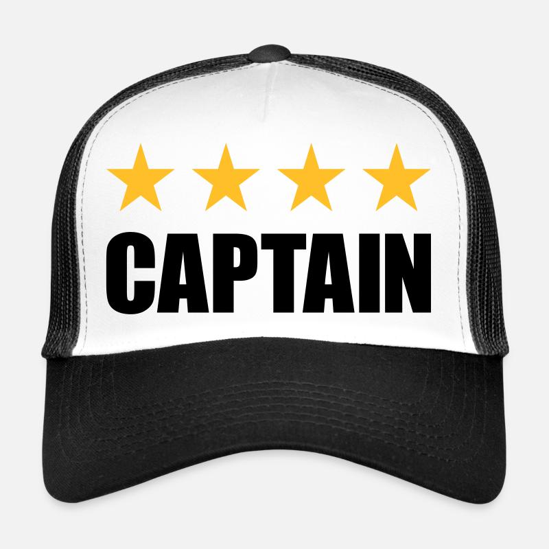 Captain (Four stars in a row) Trucker Cap