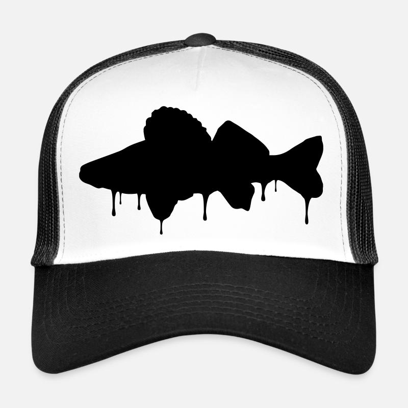 Zander Graffiti noir - Chemise de pêche Casquette trucker 