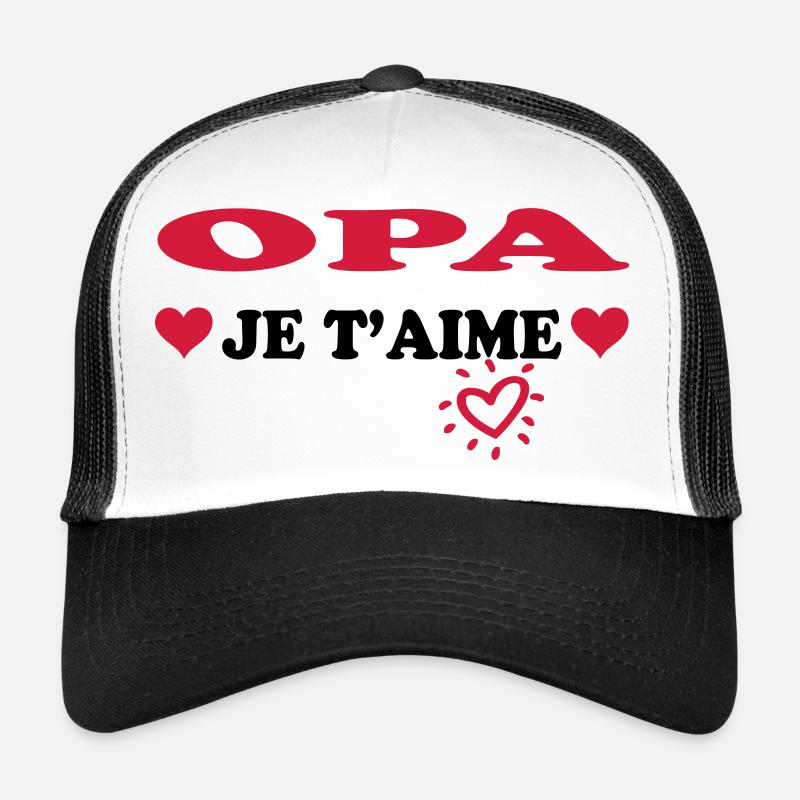 Ich liebe dich Übernahmeangebot - Trucker Cap - Weiß/Schwarz