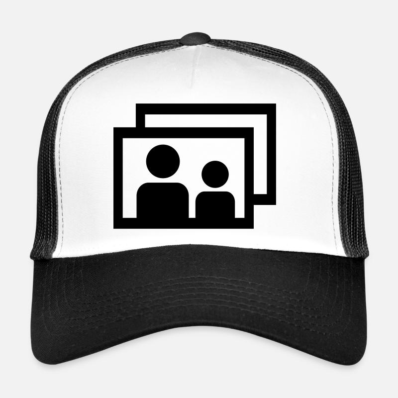 Foto - Trucker Cap - Weiß/Schwarz