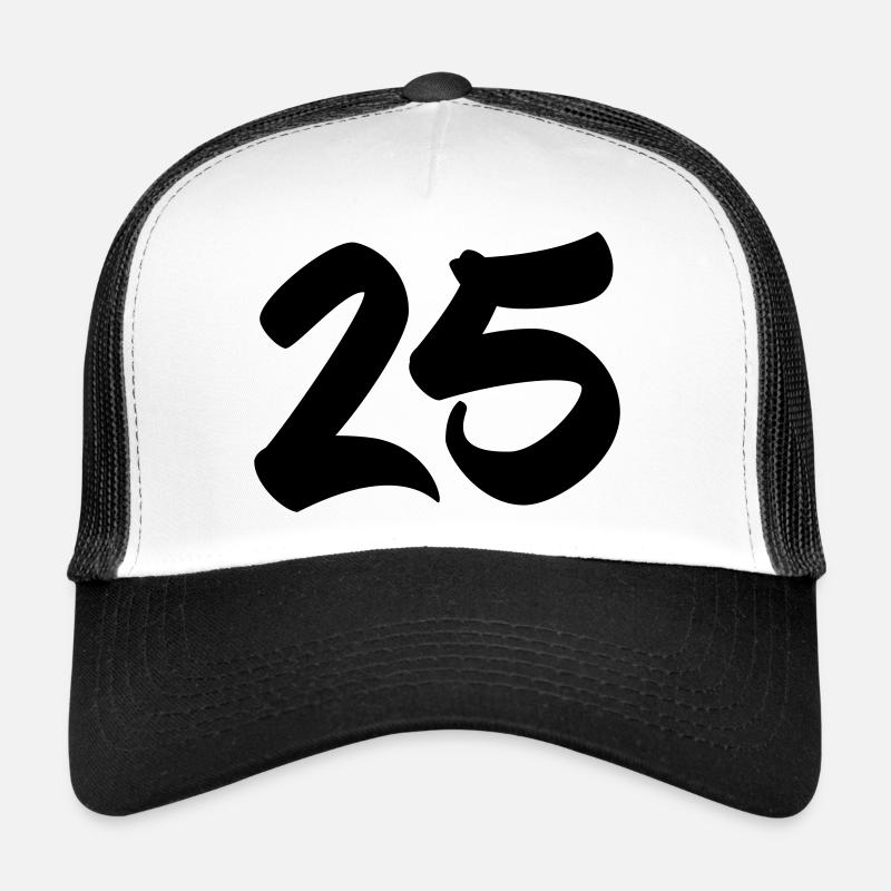 25 - Trucker Cap - white/black