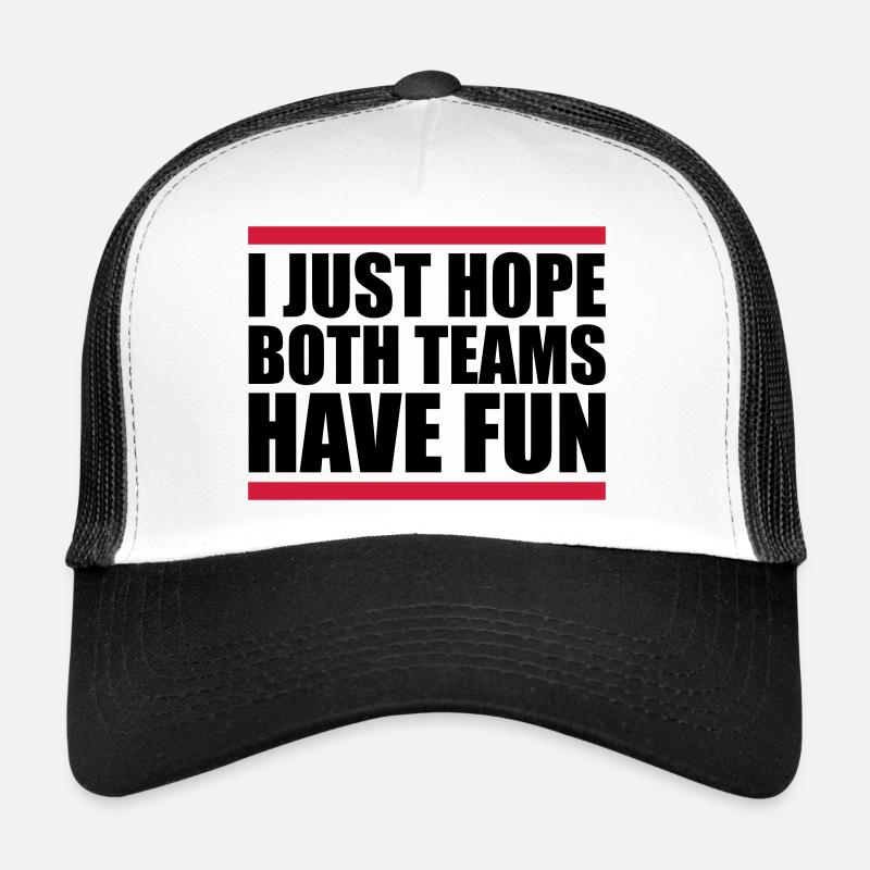 Les deux équipes s’amusent Casquette trucker 