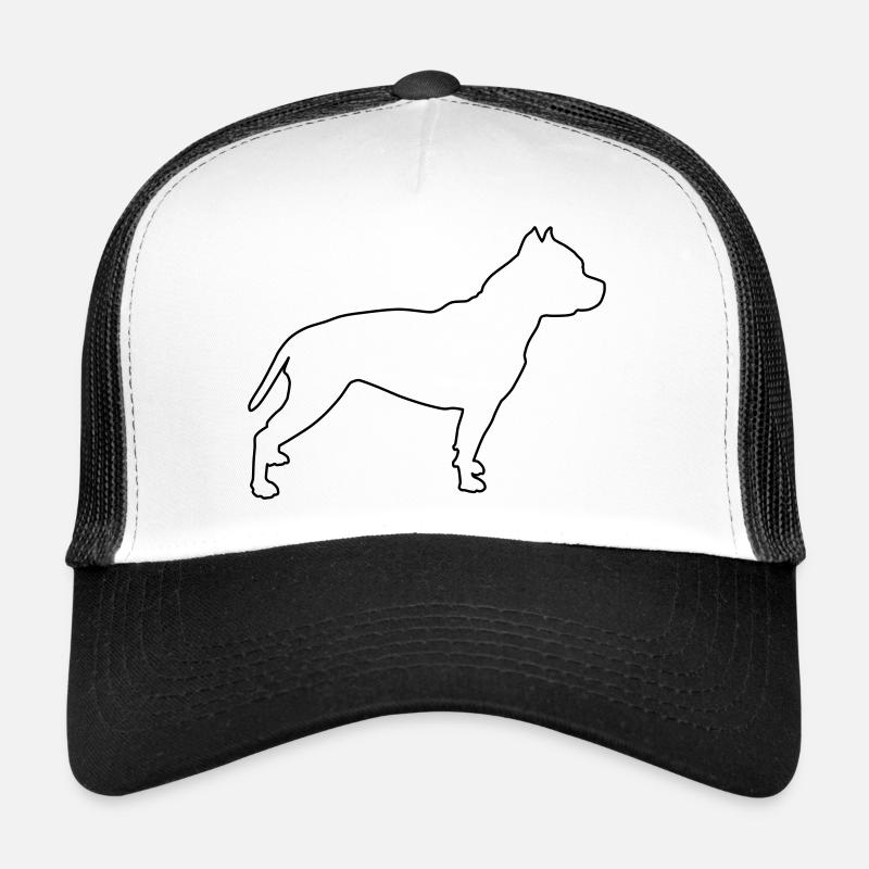 pitbull konturen 1 Trucker Cap