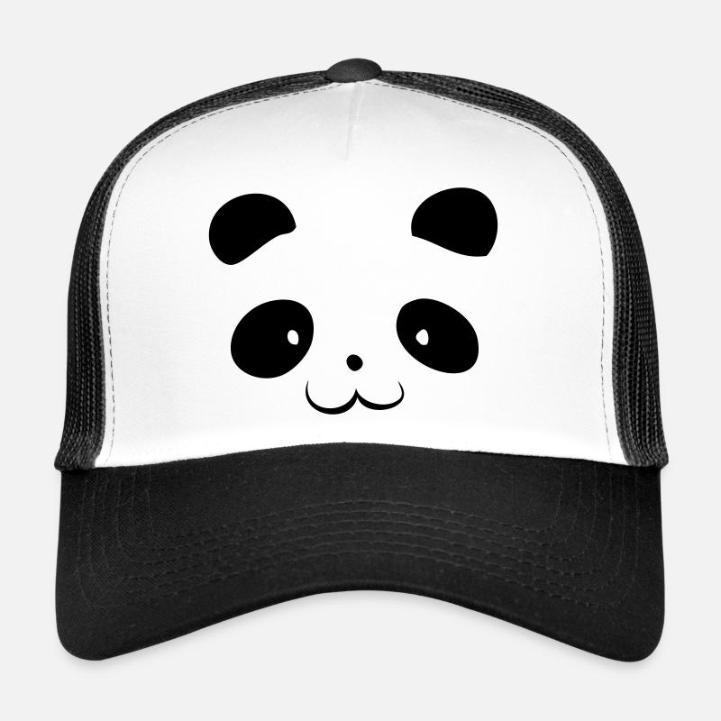 Panda Head - Casquette trucker  - blanc/noir