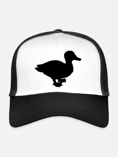 ente_t1 - Trucker Cap - white/black - Front