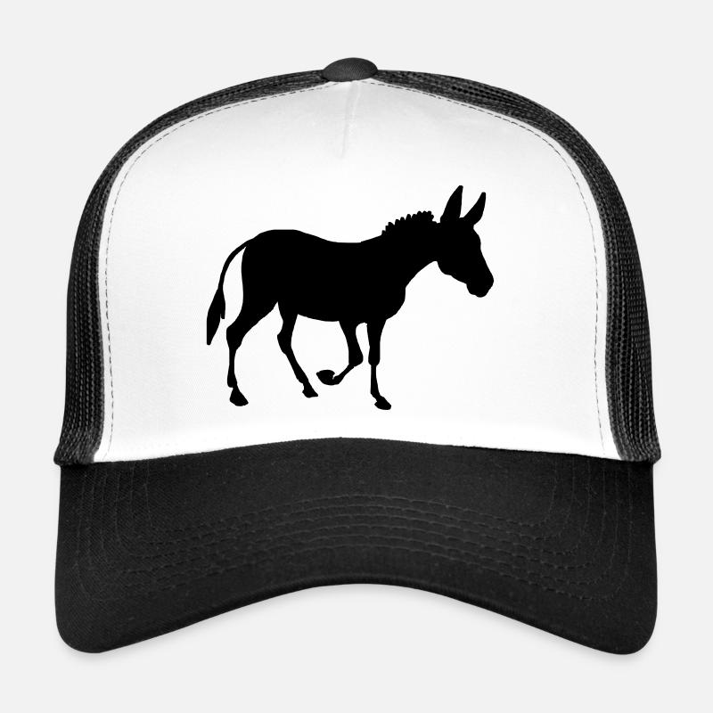 Grautier - Trucker Cap - Weiß/Schwarz