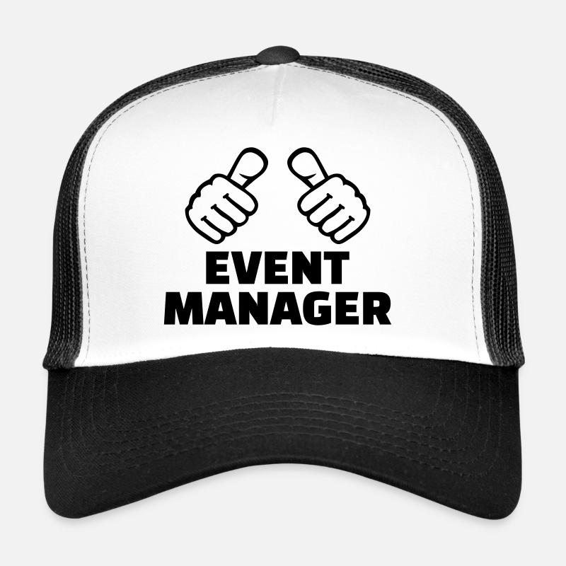 Event Manager - Trucker Cap - Weiß/Schwarz