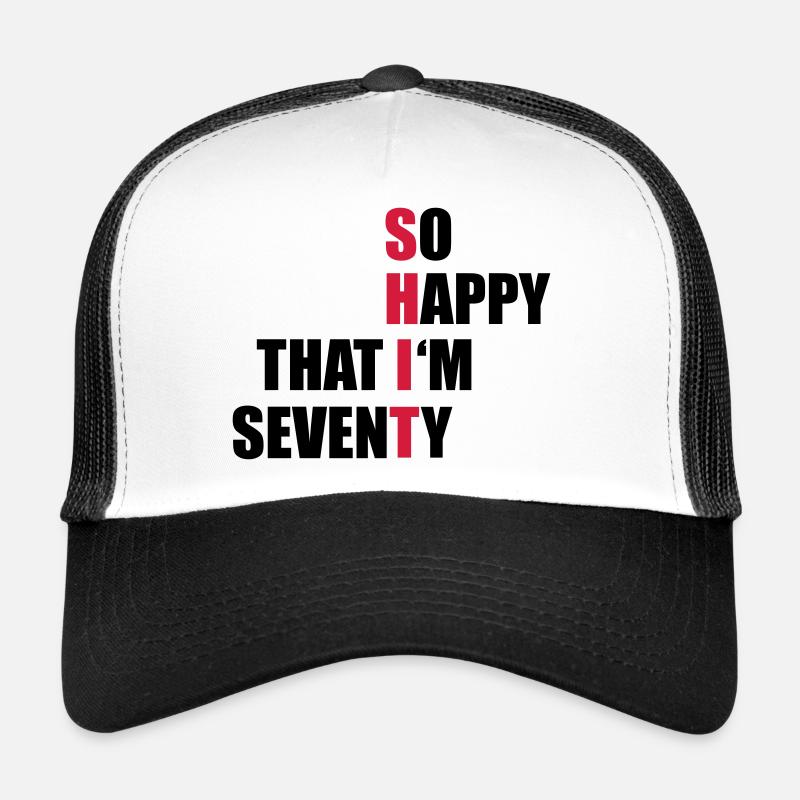 70th birthday Trucker Cap