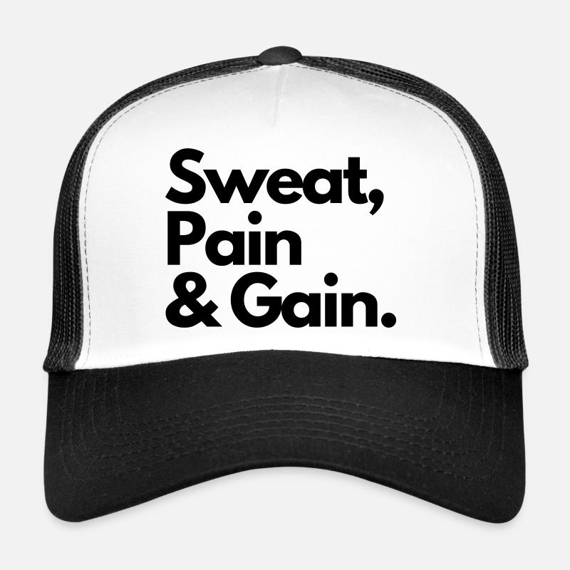 Gain de douleur de sueur Casquette trucker 