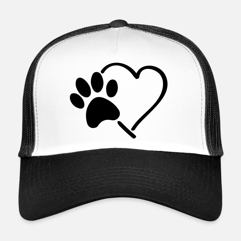 paw heart Trucker Cap