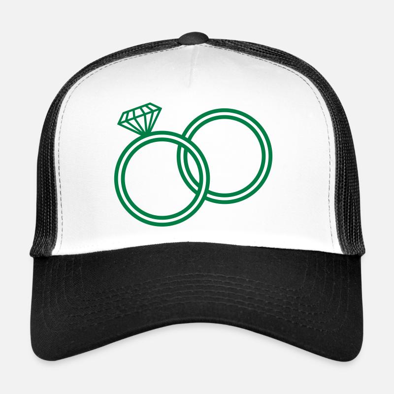 wedding rings Trucker Cap