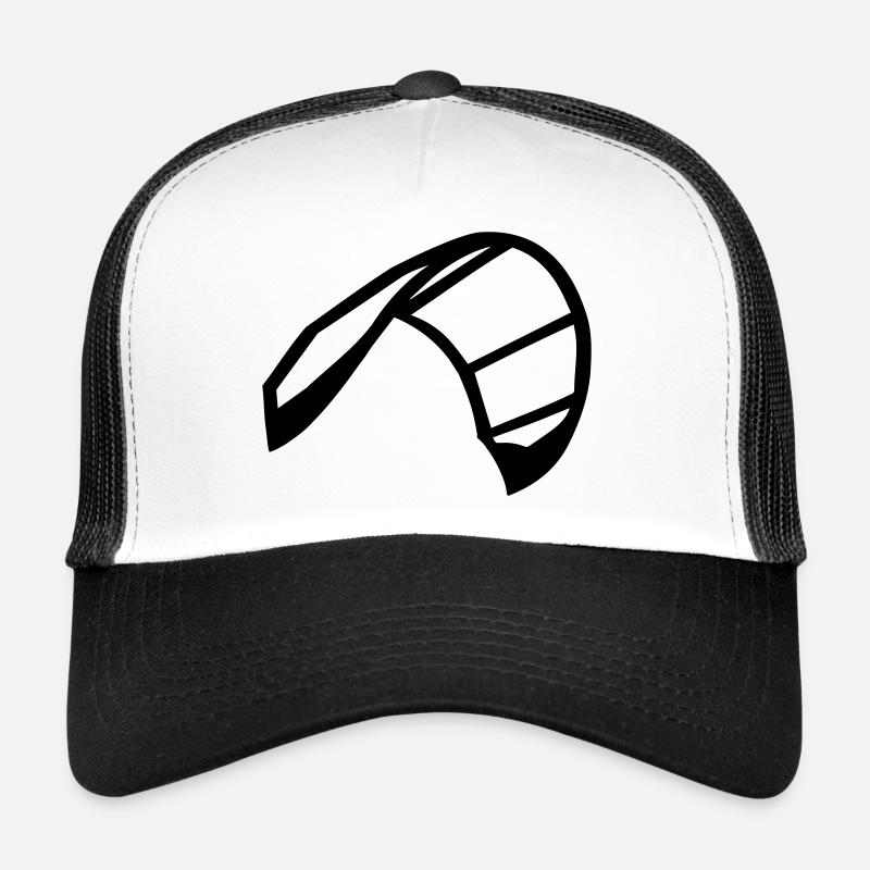 Kite only 180 - Trucker Cap - white/black