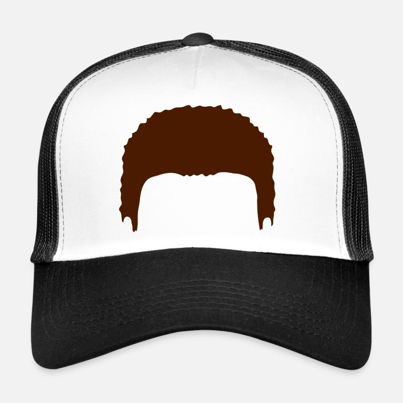 Silhouette de perruque à cheveux complets Casquette trucker 