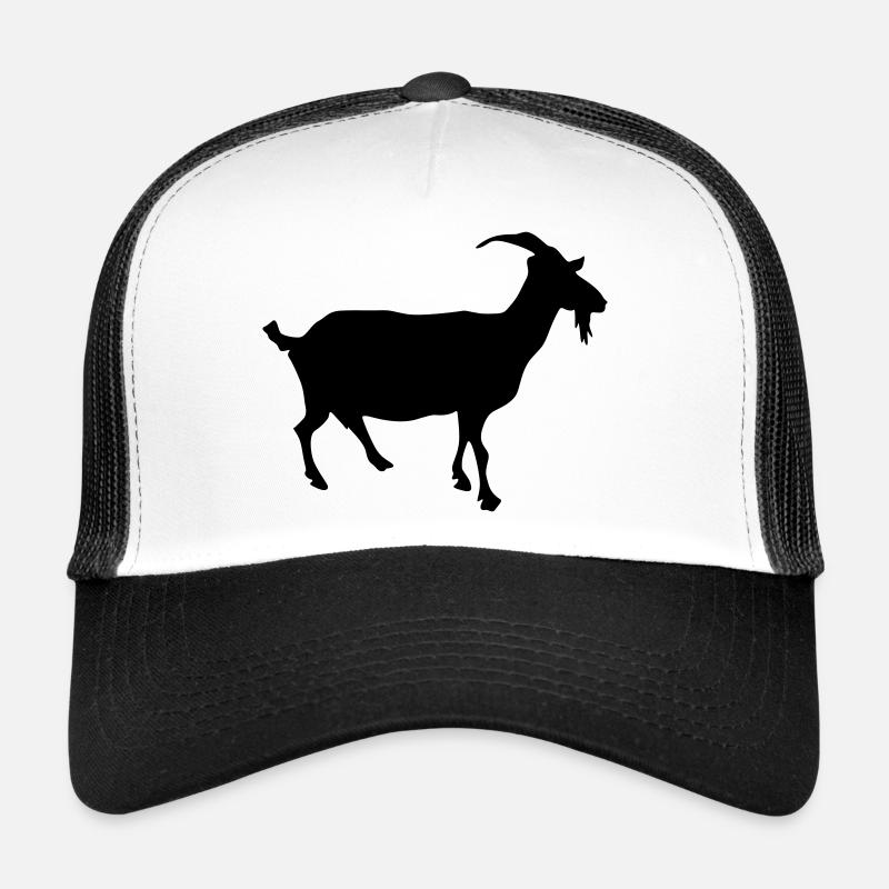 Silhouette de chèvre Casquette trucker 