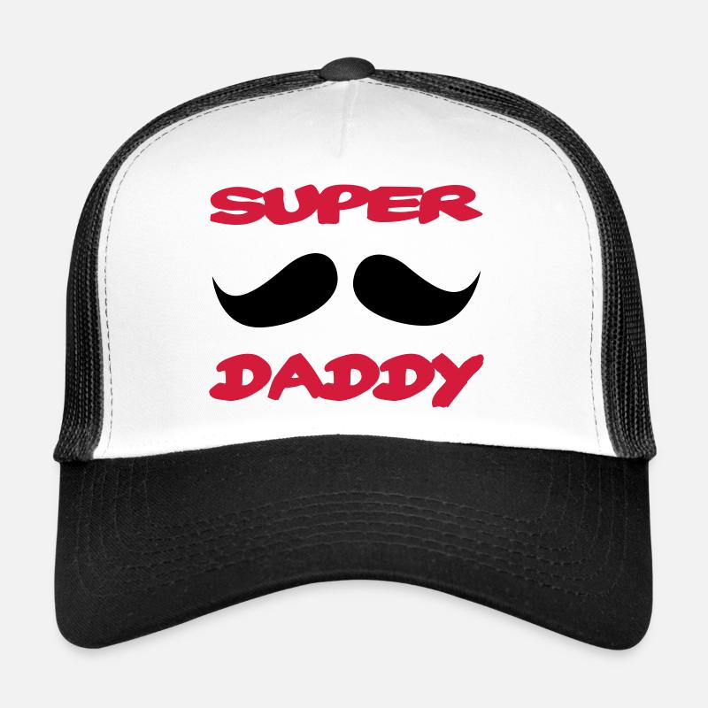 Super daddy - Trucker Cap - white/black
