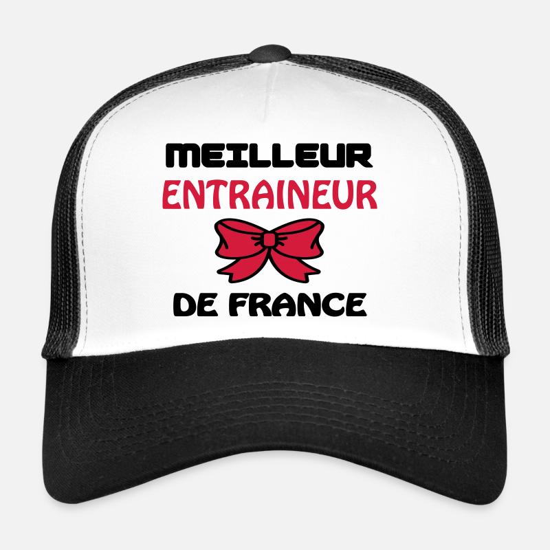 BESTER REISEBUS IN FRANKREICH - Trucker Cap - Weiß/Schwarz