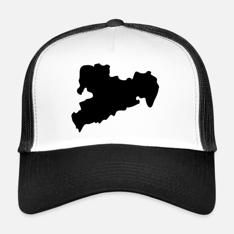 sachsen - Trucker Cap - Weiß/Schwarz