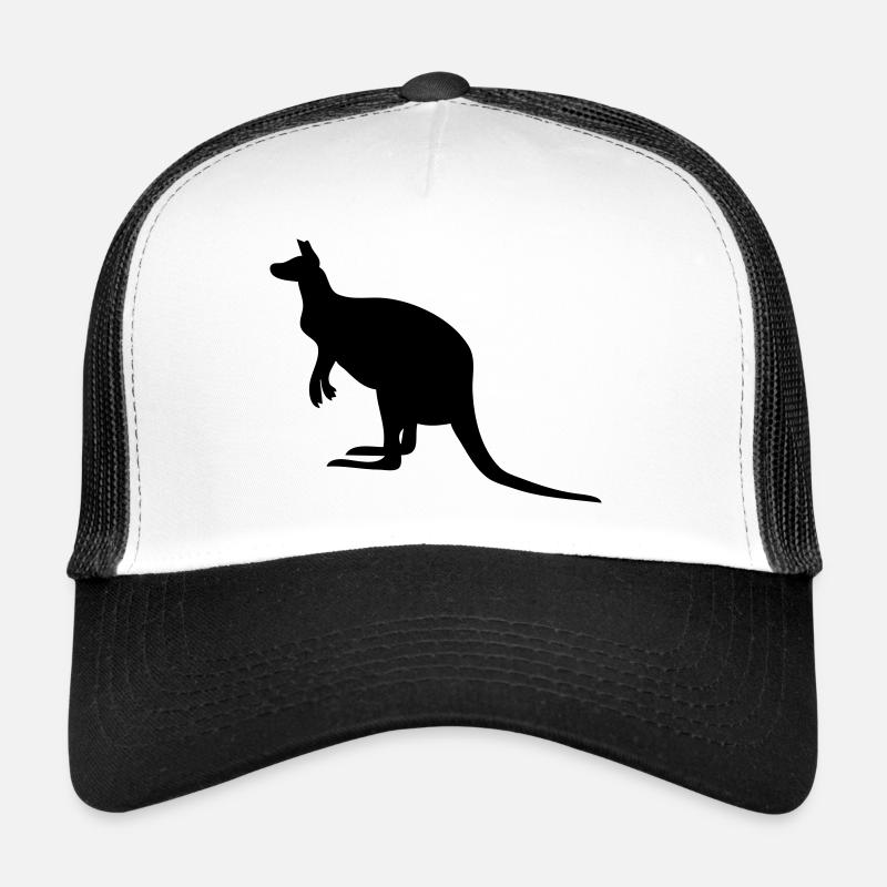 Känguru - Trucker Cap - Weiß/Schwarz