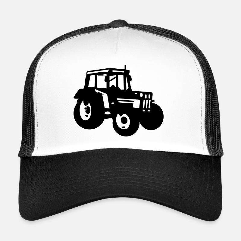 Traktor / Trekker - Casquette trucker  - blanc/noir