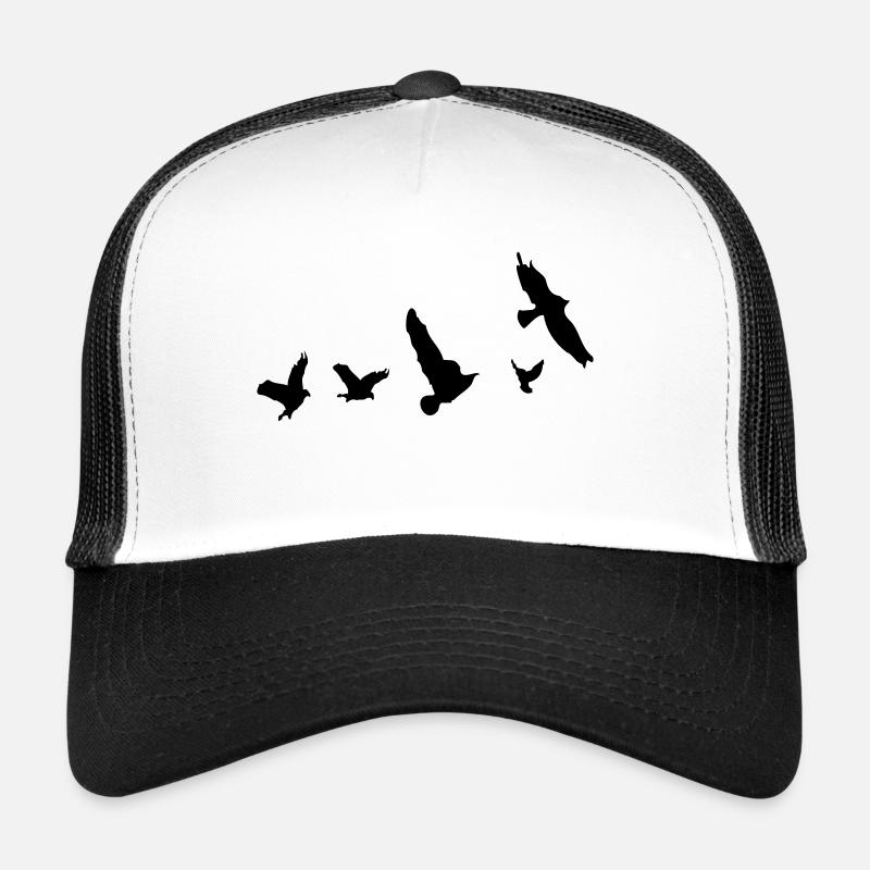 Oiseaux volant colombe Casquette trucker 