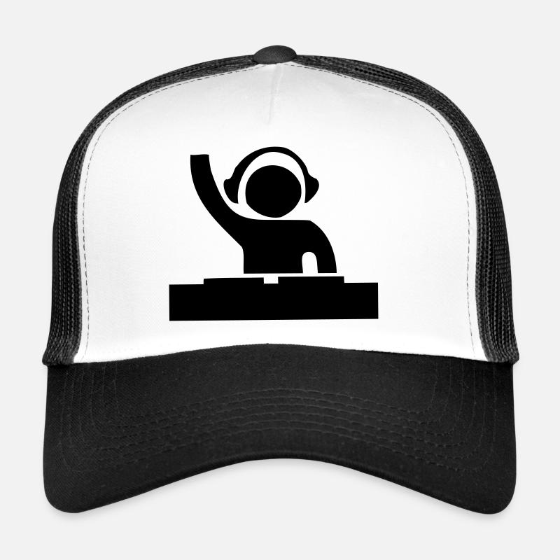 Dj - Trucker Cap - Weiß/Schwarz