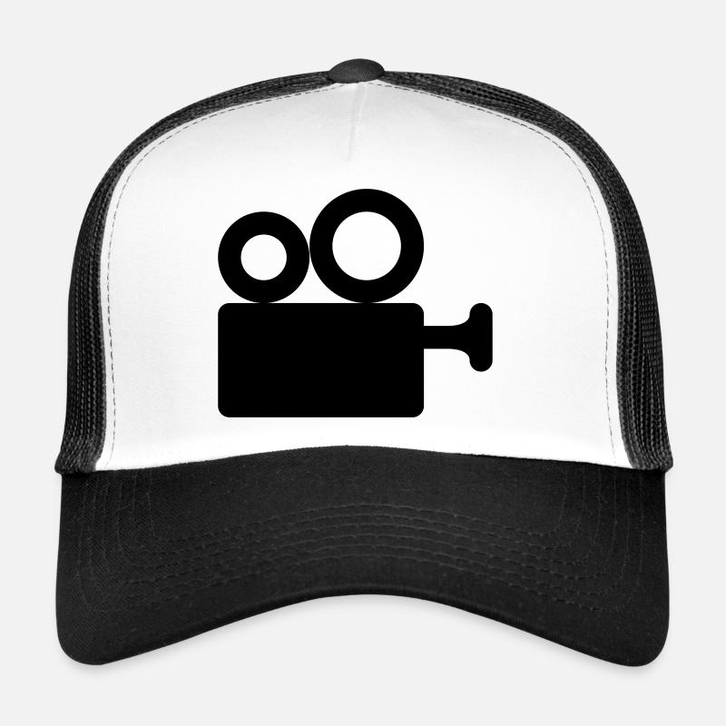 Kamera Kino - Trucker Cap - Weiß/Schwarz