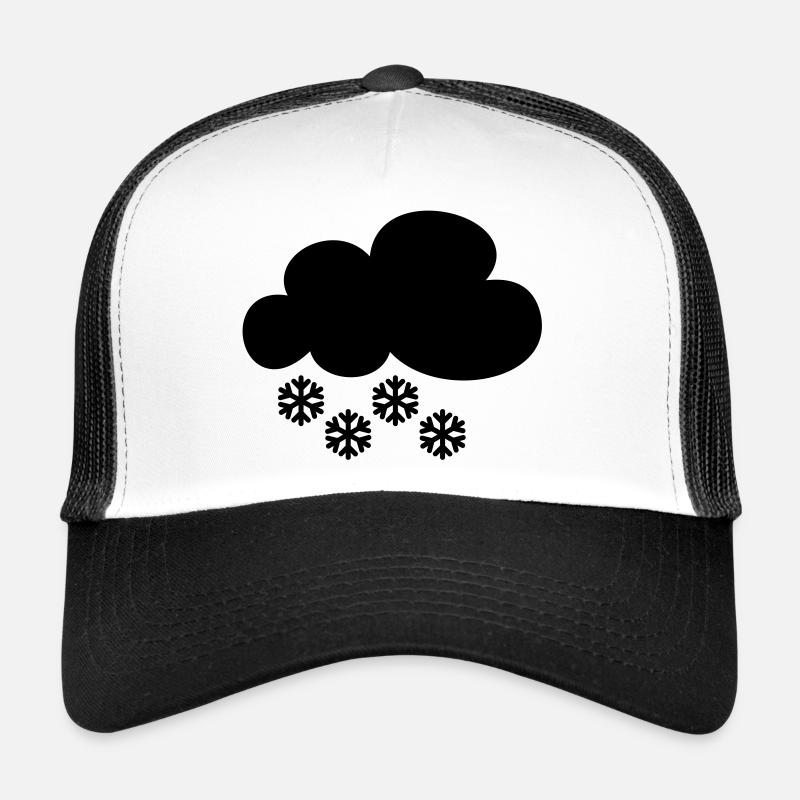 Snow cloud - Trucker Cap - white/black