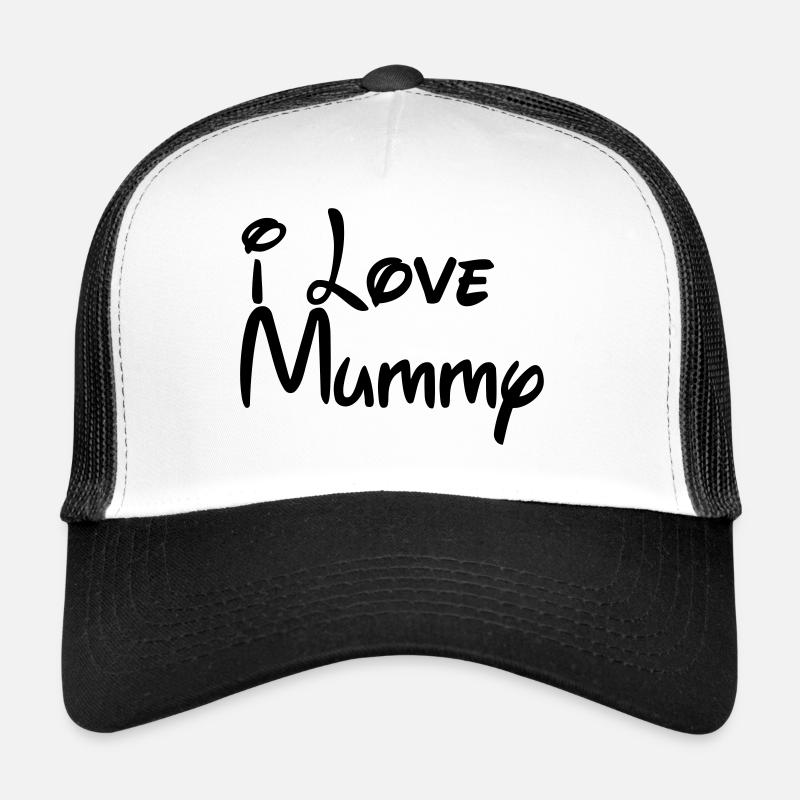 i-love-mummy - Trucker Cap - white/black
