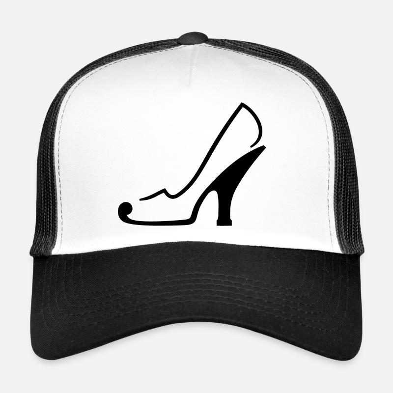 Heel Heel Pumps Stiletto Sock Shoe Design Trucker Cap
