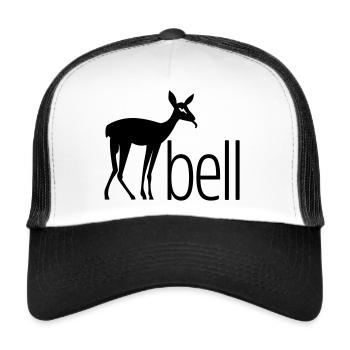 REHbell Rebell - Trucker Cap - Weiß/Schwarz - Vorne