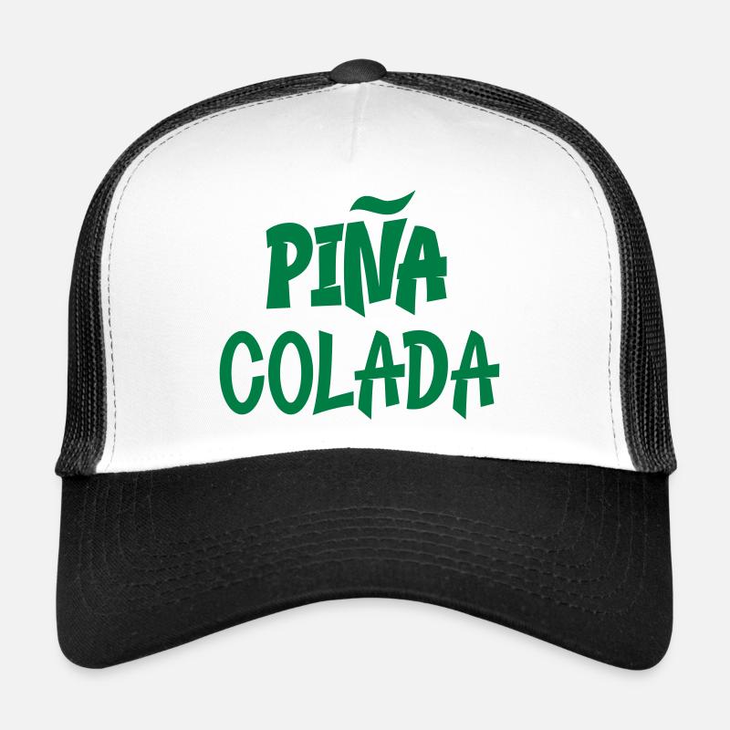 Pina Colada lettering Central America South America Trucker Cap