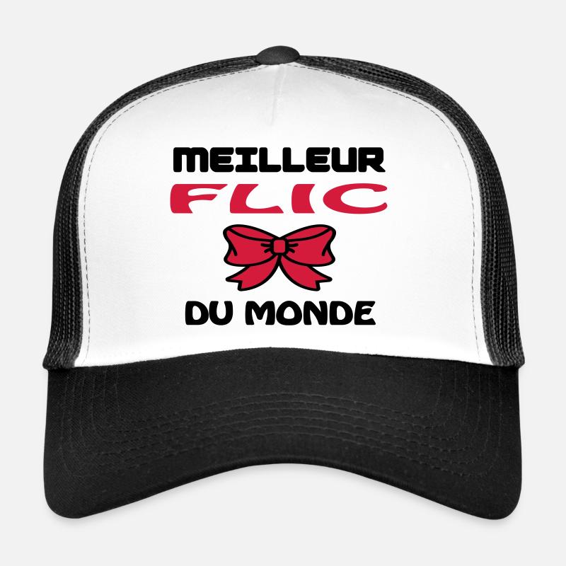 MEILLEUR FLIC DU MONDE Casquette trucker 