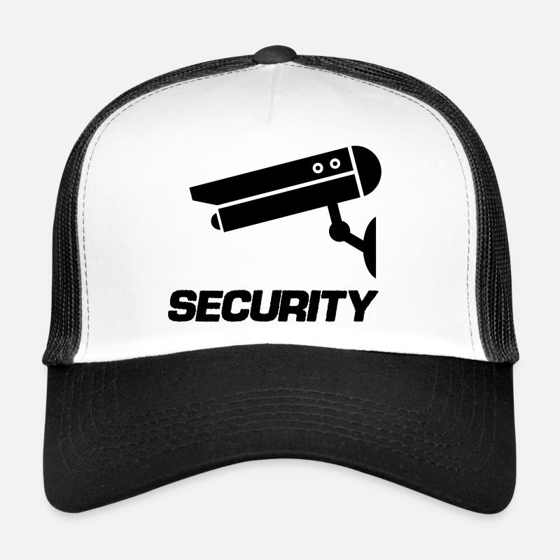 kamera icon security - Trucker Cap - Weiß/Schwarz