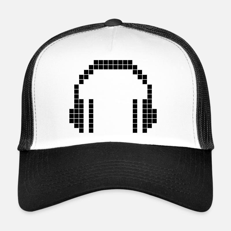 8 BIT Headphones Trucker Cap