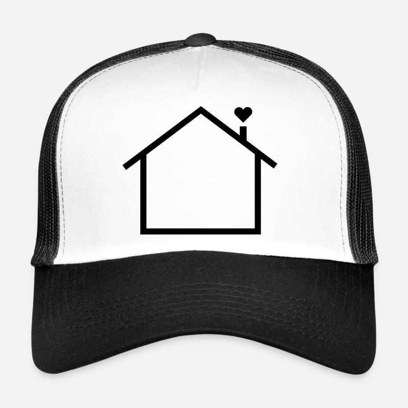House simple with heart Trucker Cap