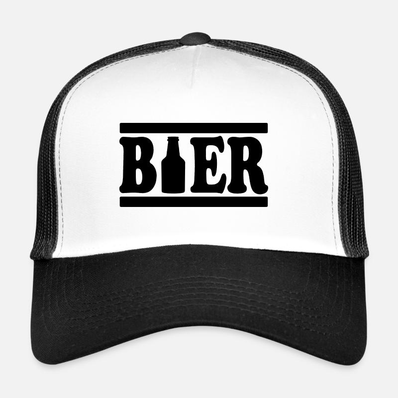 Bier Bierflasche Alkohol Trucker Cap